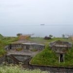 Emplacements for 120 mm. and 17 cm. guns at the Middelgrunds Fort, Copenhagen Fortifications