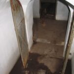 The stairs to the magazine under the permanent battery at the Copenhagen fortifications